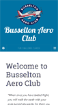 Mobile Screenshot of busseltonaeroclub.com.au